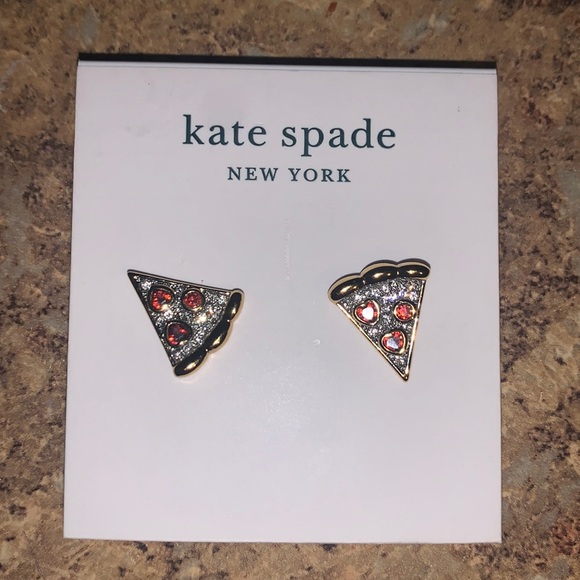 NWT-Kate Spade ♠️ New York “pizza my heart” earrings